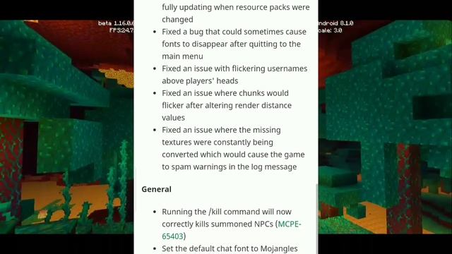 Minecraft Bedrock Edition Beta 1.16.0.60 Download смотреть онлайн