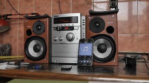 Обзор музыкального центра    SONY MHC-NXM3 c WI-FI  модулем