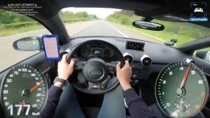AUDI A1 максимальная скорость POV