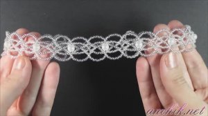 Свадебный чокер из бисера и жемчуга ЛЕГКО!