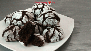 Шоколадное печенье с трещинками | Chocolate cookies | LoveCookingRu