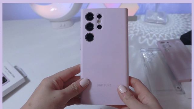 Samsung Galaxy S23 Ultra ? Lavender l Aesthetic Unboxing | Samsung Cases
