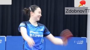 Backhand Top-spin. Топ-спин слева.