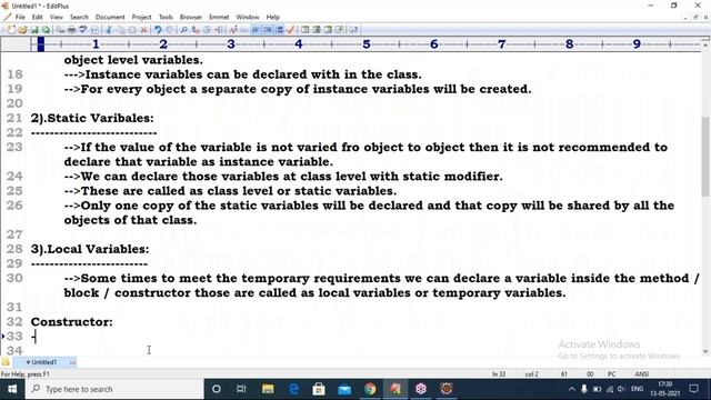 SELENIUM with JAVA tutorials || Demo - 4 || by Mr. Mahesh On 13-05-2021 @5PM IST