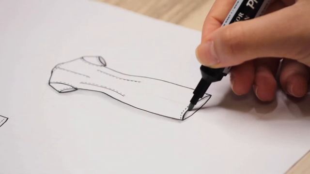 Dress Technical Drawing смотреть онлайн