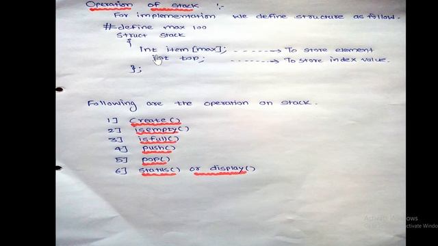 Introduction to Stack || what is data structure || push  pop display operation of stack