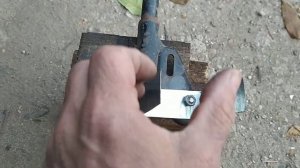 простой кронштейн для рычага КПП калины