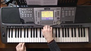 Видеоурок на синтезаторе Майданов Вечная любовь