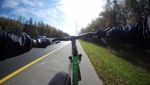 Вилли на велосипеде по городу @Wheelie_ONE