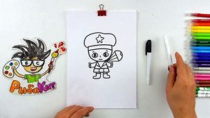Как нарисовать ДЕСАНТНИКА солдата на 23 февраля