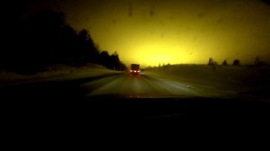 горы Урала , что за свечение ?