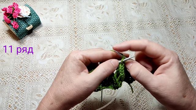 Красивый и простой пуловер спицами.Мастер класс узора спицами.