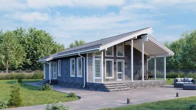 Каркасный дом Тим 8х12 смотреть онлайн