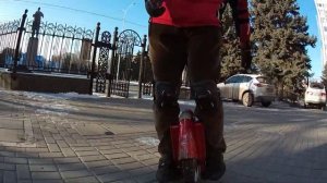 Моноколесо на шипованой резине