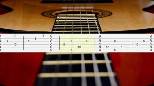 Под Цыганским Солнцем - 25/17 Как играть на гитаре (ТАБЫ) разбор