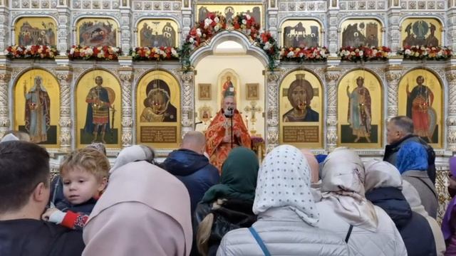 2 октября. Престольный праздник. Проповедь. смотреть онлайн