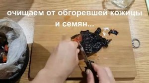 Запечённые перцы с брынзой