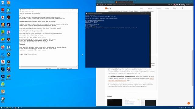 Cara Backup Android ke PC Metode ADB Pull | How To Backup Android to PC Using ADB Pull | Tutorial смотреть онлайн