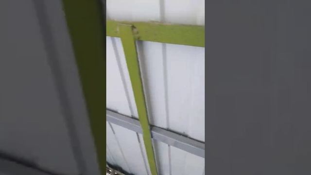 Обрешетка из трубы для Профлиста на балконе. смотреть онлайн