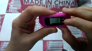 Посылка из Китая.Шагомер+счётчик калорий+часы в виде браслета