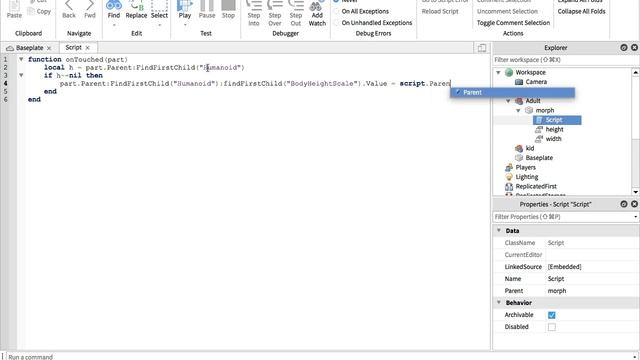 ROBLOX Studio - Kid and Adult system смотреть онлайн