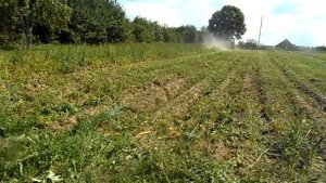 Трактор Т 25 с самодельным ботвоудалителем из моста советского авто ВАЗ 2101!!!