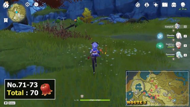 All 148 Jueyun Chili Locations | Detailed and Fast Route | Yaoyao | Genshin Impact смотреть онлайн