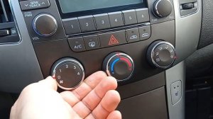 Включение кондиционера  hyundai sonata nf