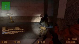 Counter Strike Source Zombie Escape mod online gameplay on Infected Sewers map