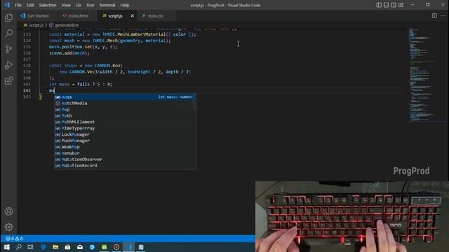 ASMR Programming - Coding Stack Game with Javascript - No Talking