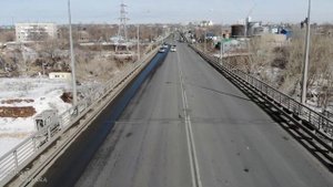 Южный мост - важная артерия для жителей Южного Города / город Самара / Russia