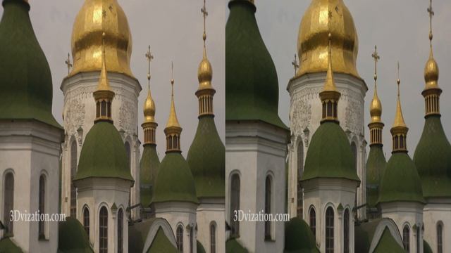 Киев в 3D Майдан 3D София Kiev v 3D Sofiya Kievskaya 3dvization.com смотреть онлайн