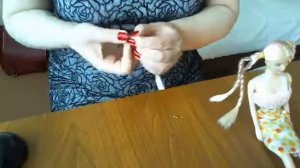 ВПЕРВЫЕ! СЕРЕЖКА ИЗ ВОЛОС КУКЛЫ БАРБИ!!!