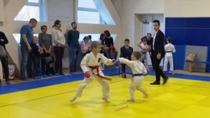 Соревнования по каратэ WKF для детей 1-2 год обучения.