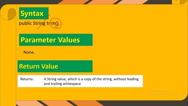Java-String Handling || trim() Method || ICSE 10th Computer Application смотреть онлайн