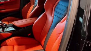 обзор на БМВ м5 ф90 чорново цвета