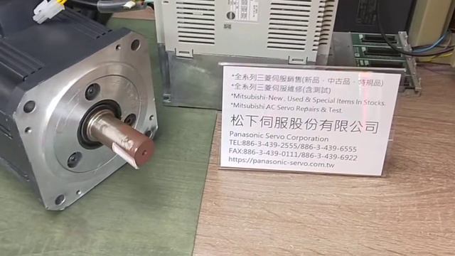 Mitsubishi MR-J2S-200A測試影片(Working test for repair/used parts)-松下伺服 смотреть онлайн