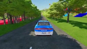 CHEVROLET, DODGE, DACIA, AUDI, VOLKSWAGEN ALL POLICE CARS TRANSPORTING WITH TRUCKS! FS22#