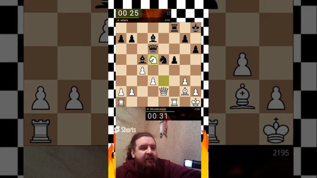 ПОЗИЦИЯ ПРОСТО ШОКОЛАДНАЯ! // НИКОЛАЙ ДУБОВИК #chess #шахматы #shorts