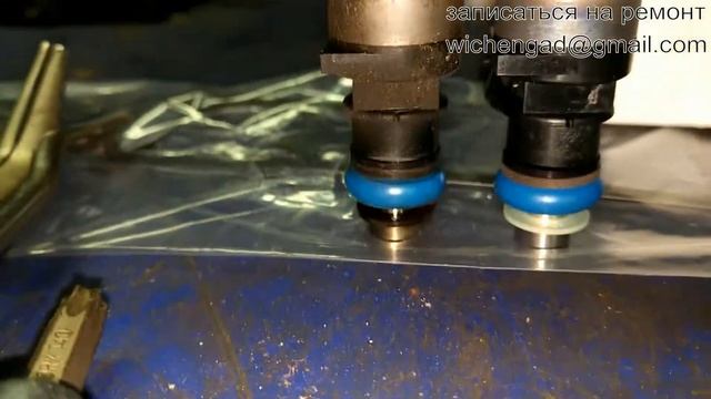 замена форсунки / Mazda CX7 смотреть онлайн