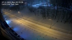 Мощный снегопад 25-го Ноября 2023, Таймлапс | Snowfall 25-th of november CCTV Camera Timelapse