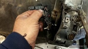 ТНВД ЯЗДА 773 устройство основного рычага регулятора, тайные, регулировочные три болта.