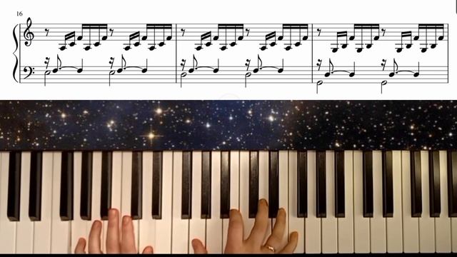 Прелюдия Баха До Мажор | Простые Ноты смотреть онлайн