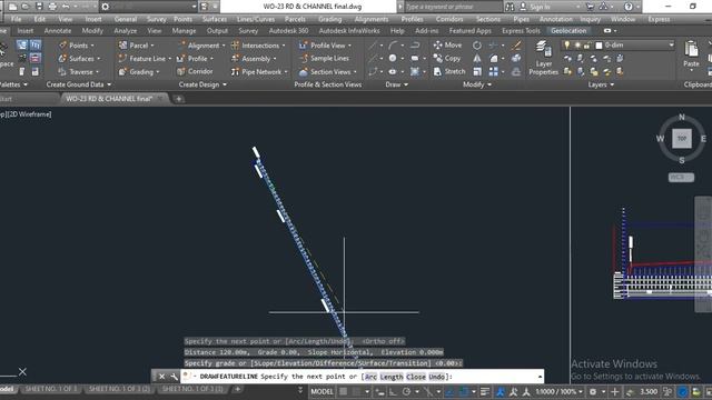 Drainage Channel/Ditch Design & Cut/Fill Quantity Calculation in Civil 3D смотреть онлайн