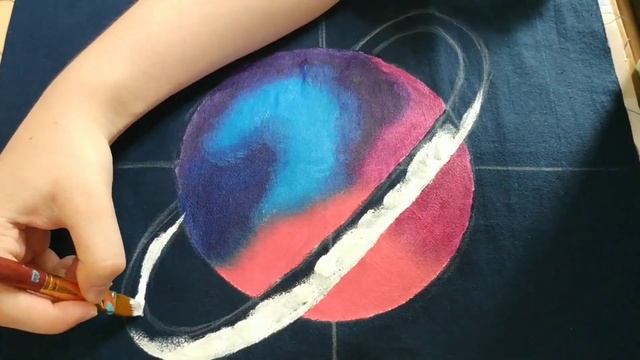 Рисую на шоппере/урок рисования акрилом смотреть онлайн