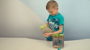 МАЙНКРАФТ Игрушки Стив Алекс Крипер Эндермен. MineCraft Toys Steve, Alex, Enderman and Creeper