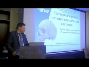 Доклад «Паттерны черепа с позиции классической анатомии». П. А. Елясин, О. М. Стрепетов