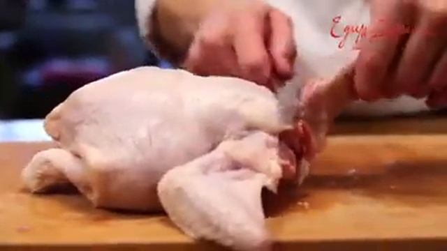 Видео рецепт о том, как правильно разделать курицу на 6 частей смотреть онлайн