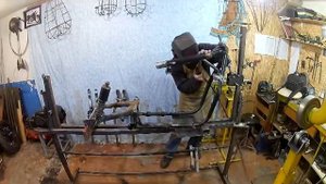 МТ Днепр кафе Cafe-racer. Изготовление рамы