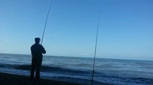 Фидер 2.Барабуля на донку.Рыбалка на чёрном море.Адлер,июнь 2017.Часть 2.